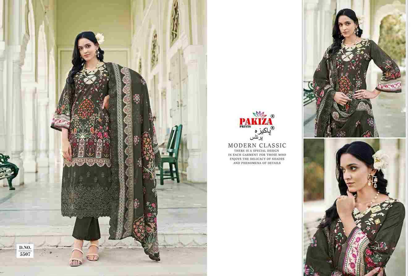 Himsa Vol-55 By Pakiza Prints 5501 To 5510 Series Beautiful Festive Suits Stylish Fancy Colorful Party Wear & Occasional Wear Lawn Cotton Dresses At Wholesale Price