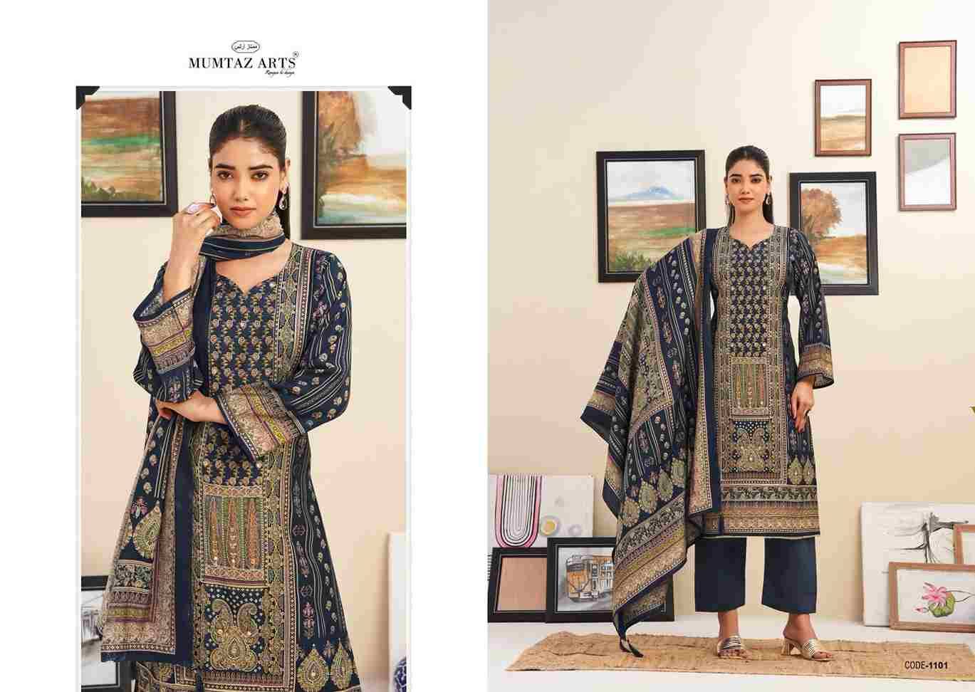 Nayaab Vol-7 By Mumtaz Arts 1101 To 1106 Series Beautiful Festive Suits Colorful Stylish Fancy Casual Wear & Ethnic Wear Pure Muslin Print Dresses At Wholesale Price