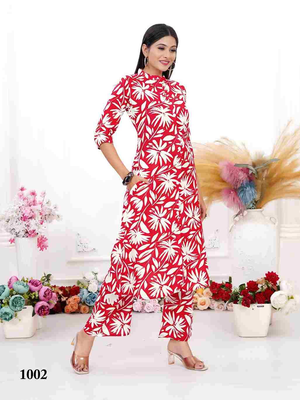 Dulhari Vol-2 By Padmavati Textiles 1001 To 1008 Series Designer Pakistani Suits Collection Beautiful Stylish Fancy Colorful Party Wear & Occasional Wear Rayon Print Kurtis With Bottom At Wholesale Price
