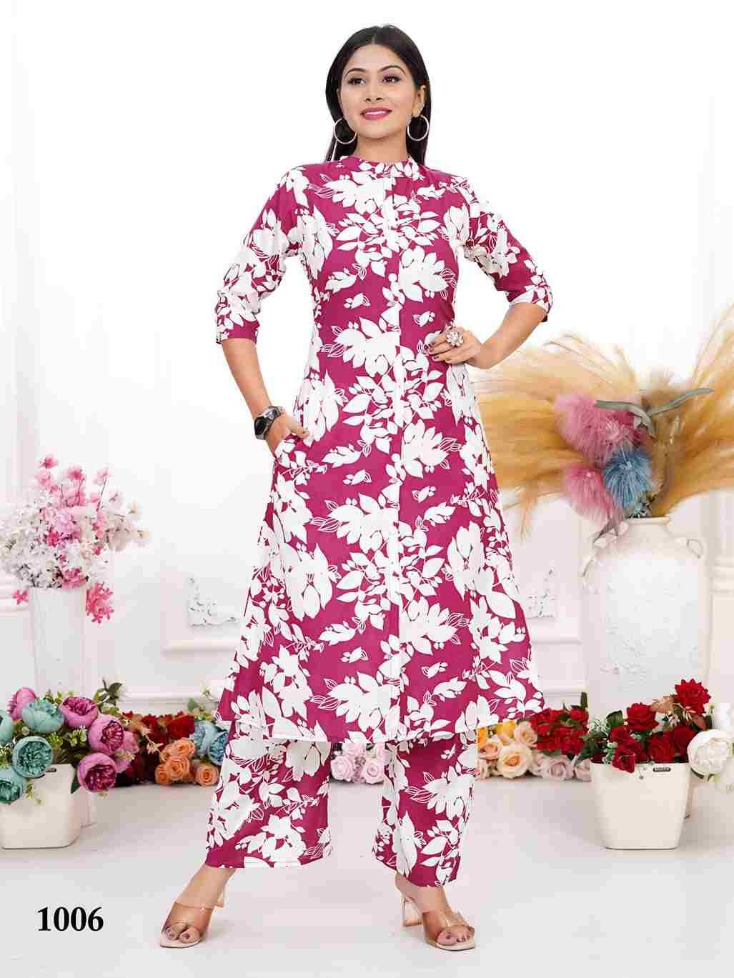 Dulhari Vol-2 By Padmavati Textiles 1001 To 1008 Series Designer Pakistani Suits Collection Beautiful Stylish Fancy Colorful Party Wear & Occasional Wear Rayon Print Kurtis With Bottom At Wholesale Price