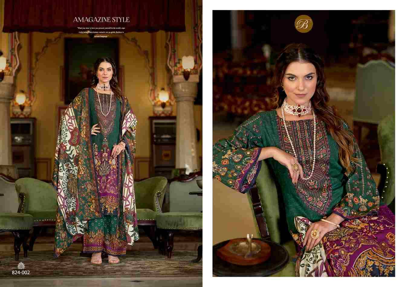 Dilshad Vol-4 By Belliza 824-001 To 824-008 Series Beautiful Festive Suits Stylish Fancy Colorful Casual Wear & Ethnic Wear Pure Viscose Rayon Print Dresses At Wholesale Price