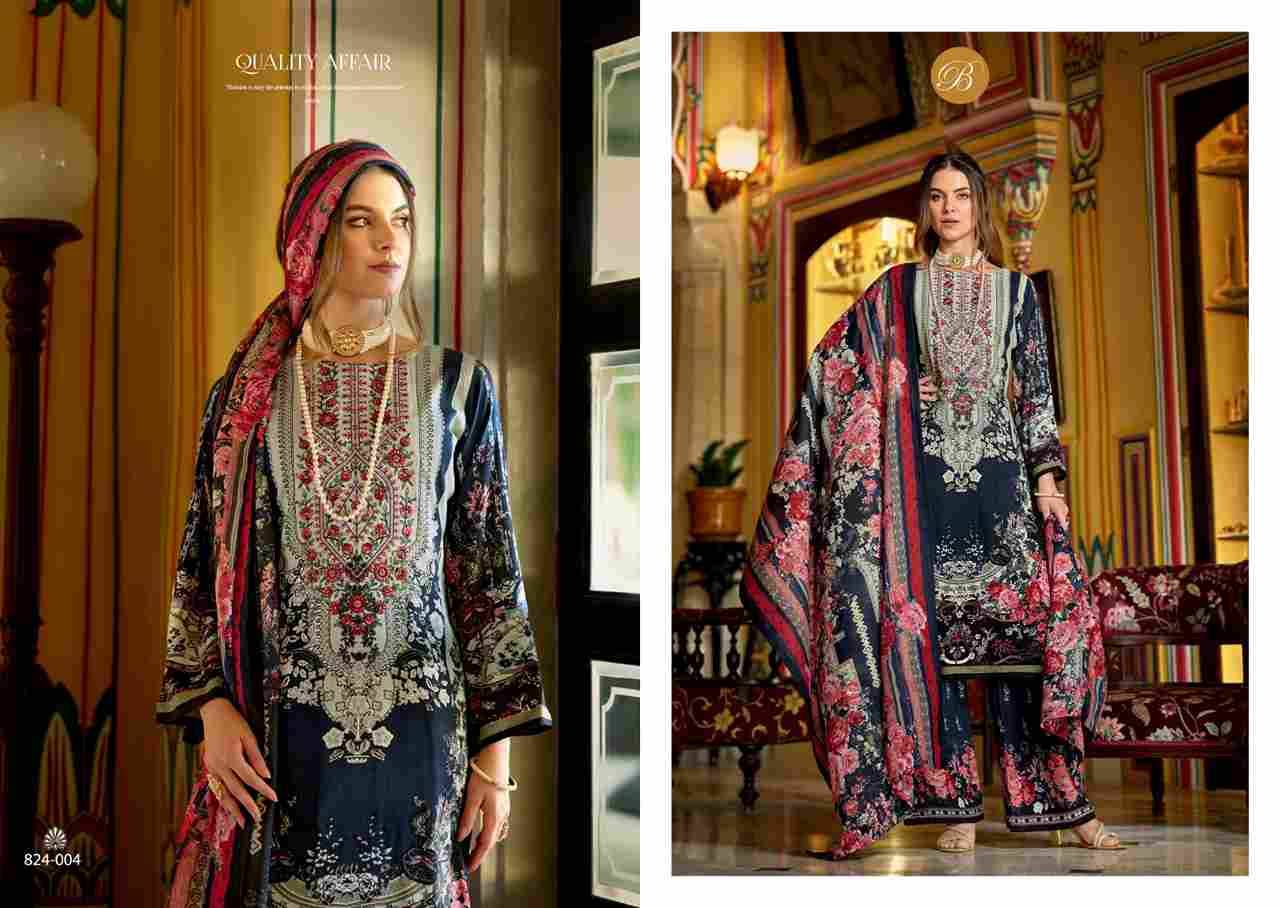 Dilshad Vol-4 By Belliza 824-001 To 824-008 Series Beautiful Festive Suits Stylish Fancy Colorful Casual Wear & Ethnic Wear Pure Viscose Rayon Print Dresses At Wholesale Price