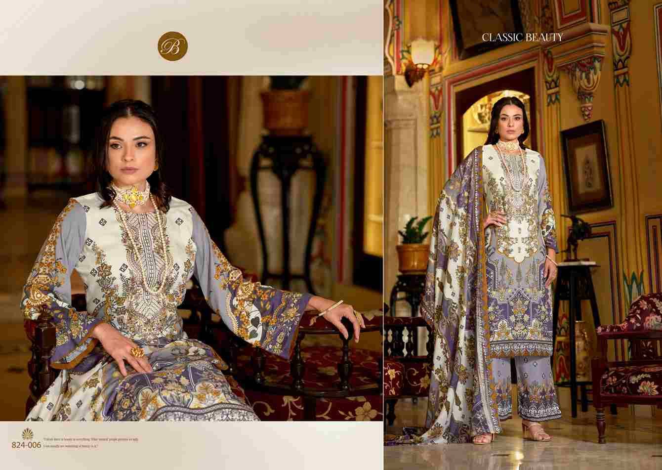 Dilshad Vol-4 By Belliza 824-001 To 824-008 Series Beautiful Festive Suits Stylish Fancy Colorful Casual Wear & Ethnic Wear Pure Viscose Rayon Print Dresses At Wholesale Price