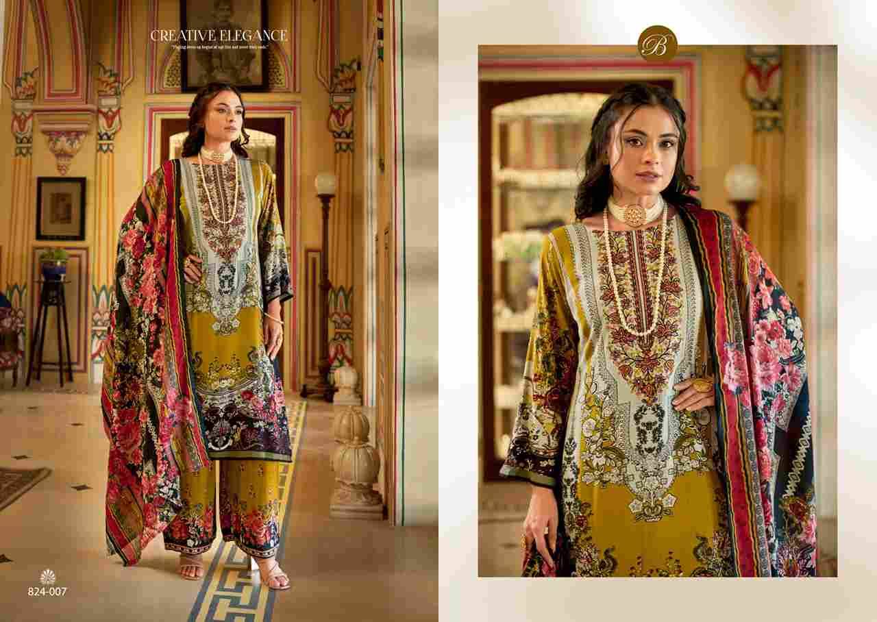 Dilshad Vol-4 By Belliza 824-001 To 824-008 Series Beautiful Festive Suits Stylish Fancy Colorful Casual Wear & Ethnic Wear Pure Viscose Rayon Print Dresses At Wholesale Price