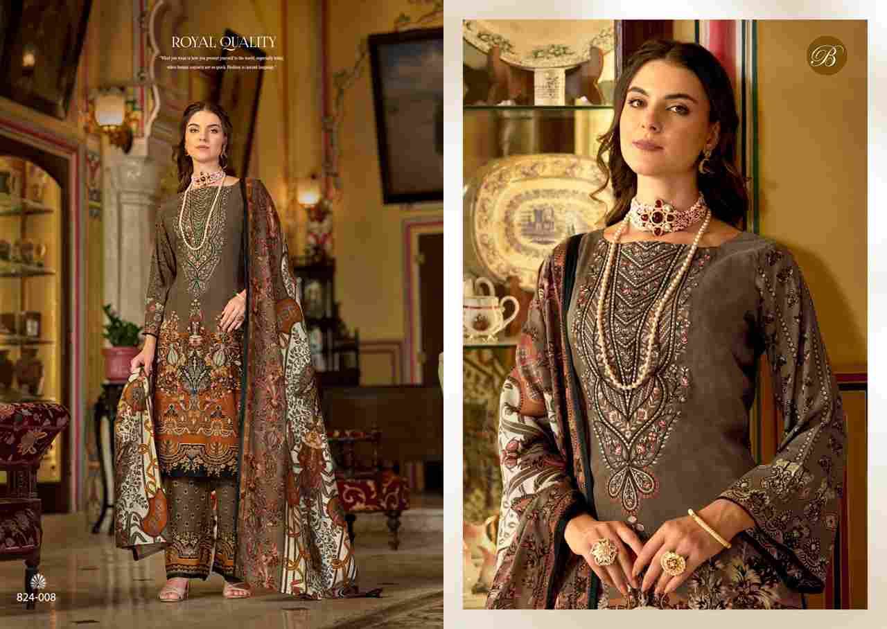 Dilshad Vol-4 By Belliza 824-001 To 824-008 Series Beautiful Festive Suits Stylish Fancy Colorful Casual Wear & Ethnic Wear Pure Viscose Rayon Print Dresses At Wholesale Price