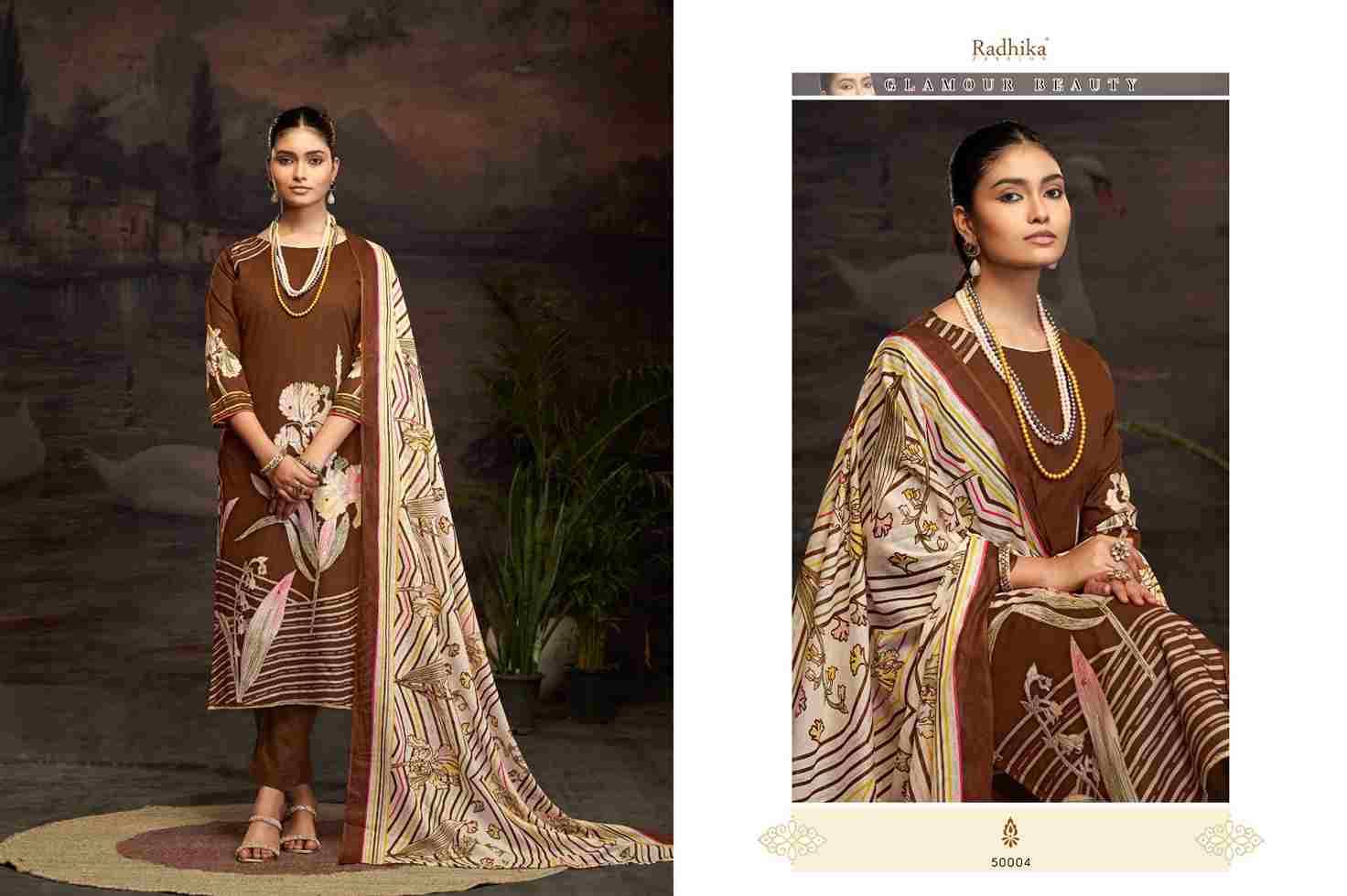 Roshni By Azara 50001 To 50004 Series Beautiful Festive Suits Stylish Fancy Colorful Casual Wear & Ethnic Wear Pure Lawn Cotton Dresses At Wholesale Price