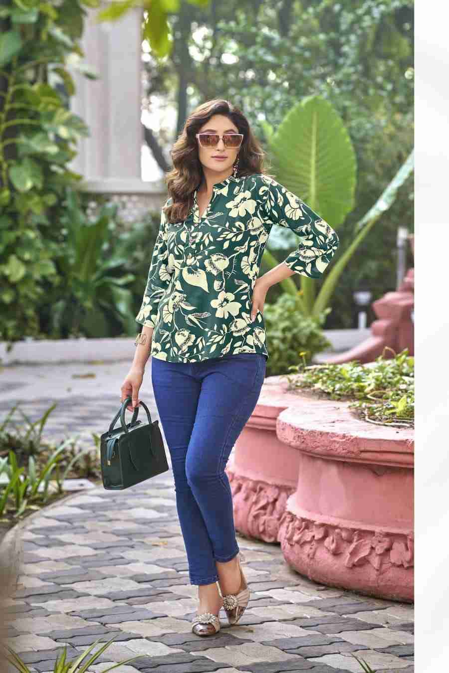 Baby Vol-6 By Tips And Tops 1001 To 1009 Series Designer Stylish Fancy Colorful Beautiful Party Wear & Ethnic Wear Collection Rayon Tops At Wholesale Price