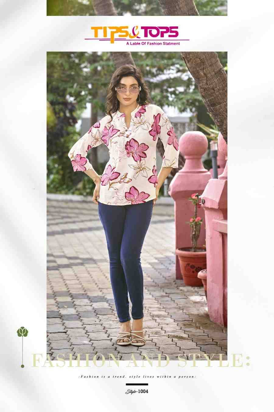 Baby Vol-6 By Tips And Tops 1001 To 1009 Series Designer Stylish Fancy Colorful Beautiful Party Wear & Ethnic Wear Collection Rayon Tops At Wholesale Price