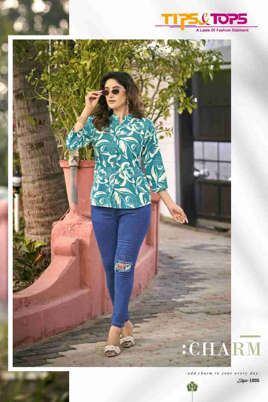 Baby Vol-6 By Tips And Tops 1001 To 1009 Series Designer Stylish Fancy Colorful Beautiful Party Wear & Ethnic Wear Collection Rayon Tops At Wholesale Price
