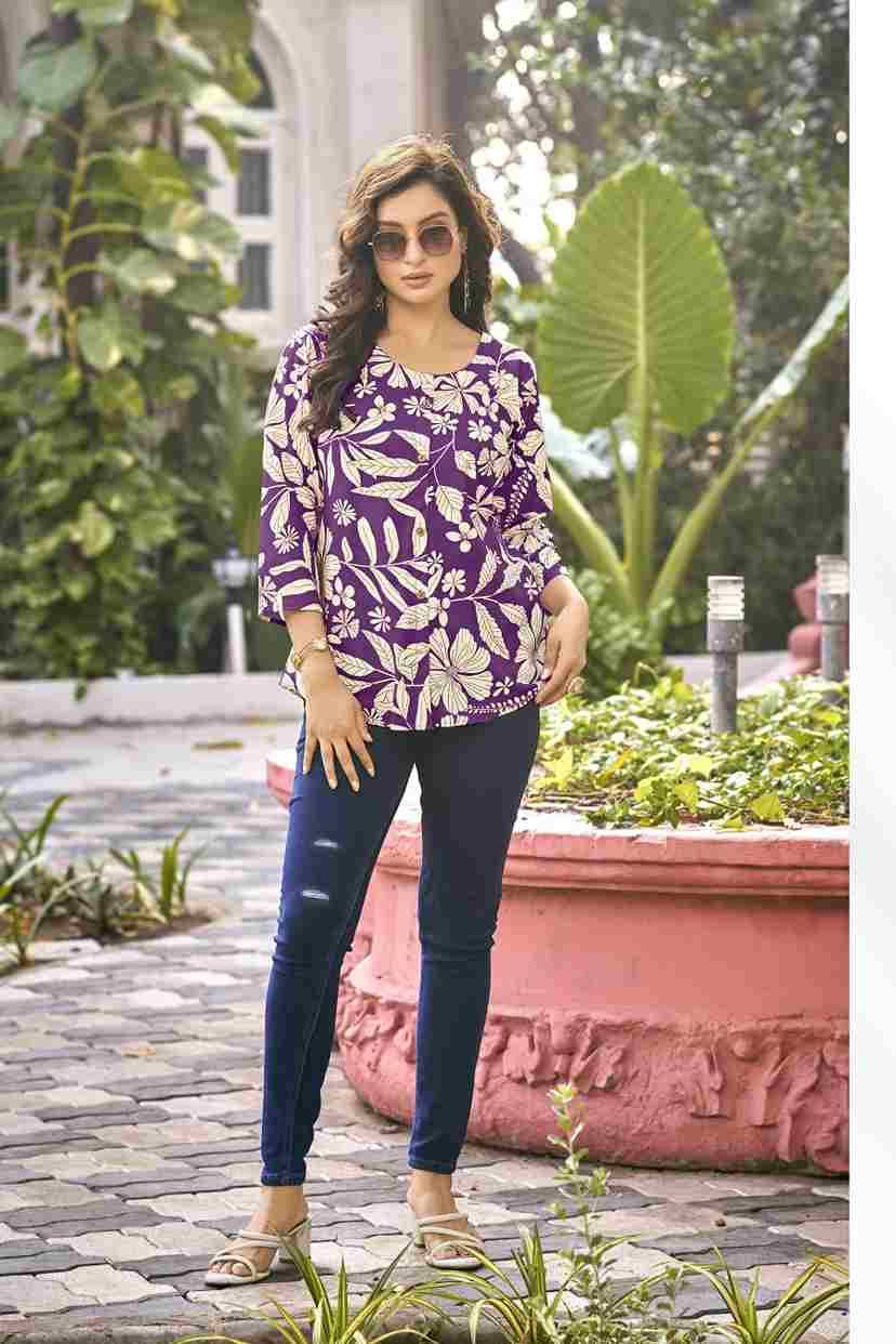 Baby Vol-6 By Tips And Tops 1001 To 1009 Series Designer Stylish Fancy Colorful Beautiful Party Wear & Ethnic Wear Collection Rayon Tops At Wholesale Price