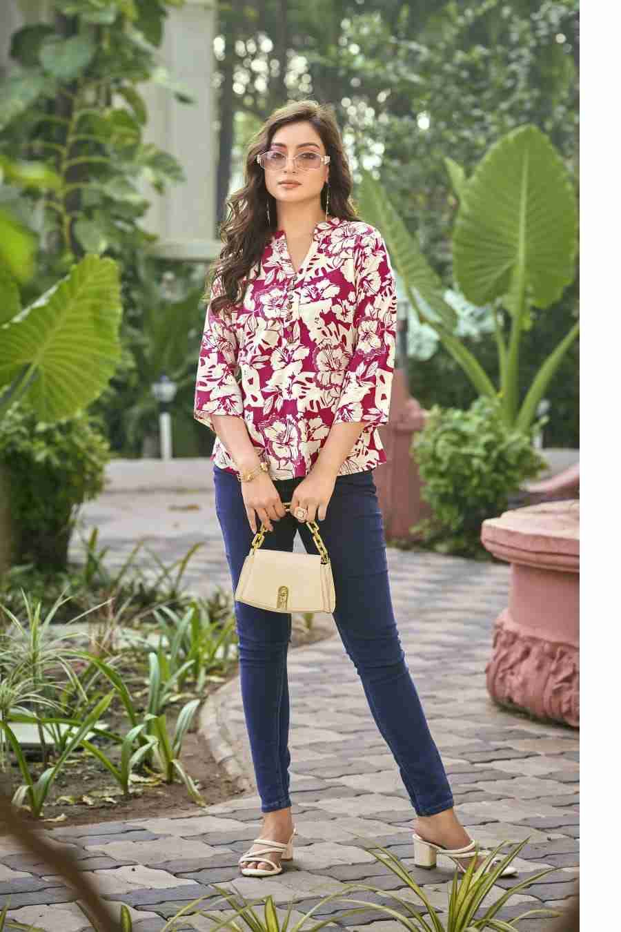 Baby Vol-6 By Tips And Tops 1001 To 1009 Series Designer Stylish Fancy Colorful Beautiful Party Wear & Ethnic Wear Collection Rayon Tops At Wholesale Price