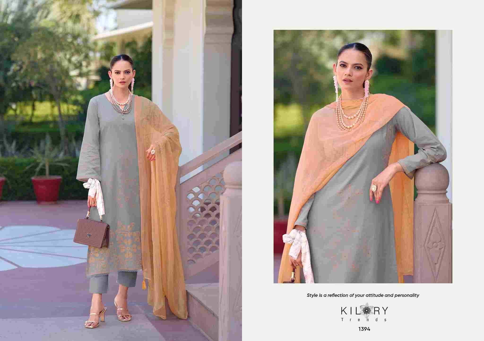 Dillara By Kilory 1391 To 1394 Series Beautiful Festive Suits Colorful Stylish Fancy Casual Wear & Ethnic Wear Pure Lawn Cotton Dresses At Wholesale Price