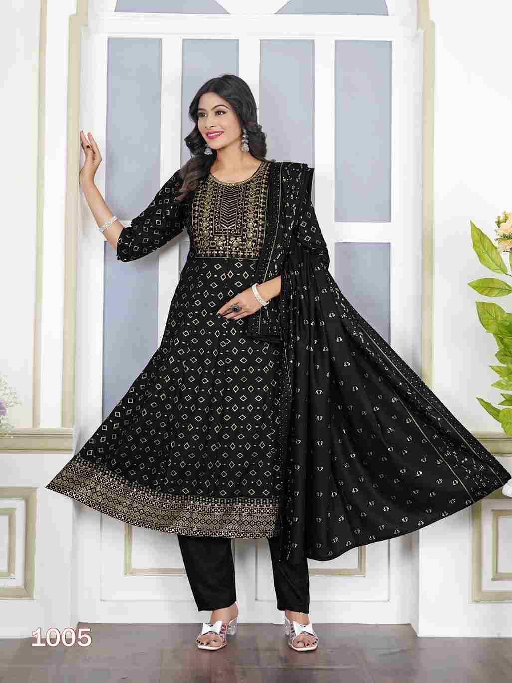 Akira Vol-2 By Padmavati Textiles 1001 To 1008 Series Beautiful Festive Suits Colorful Stylish Fancy Casual Wear & Ethnic Wear Rayon Foil Dresses At Wholesale Price