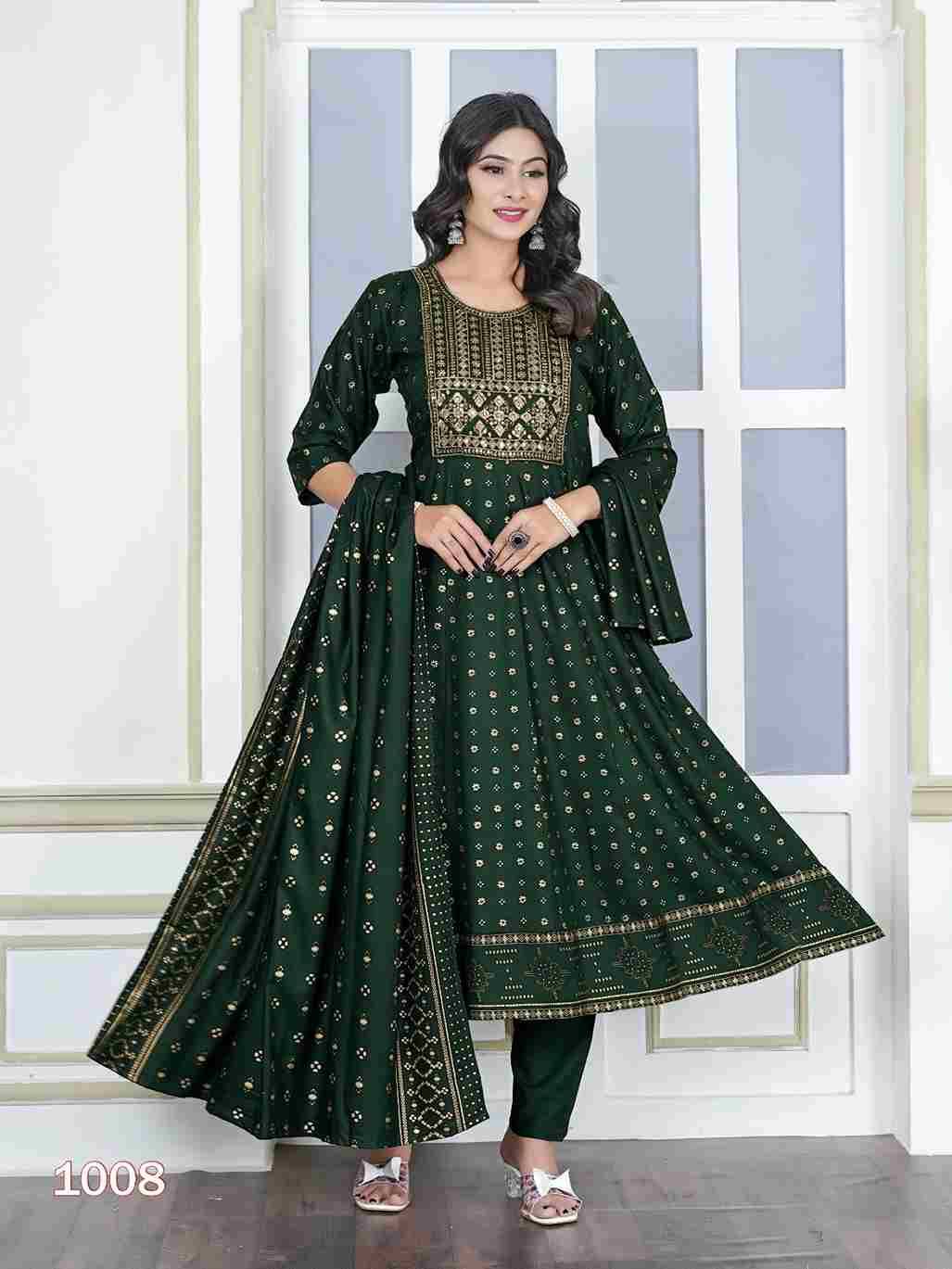 Akira Vol-2 By Padmavati Textiles 1001 To 1008 Series Beautiful Festive Suits Colorful Stylish Fancy Casual Wear & Ethnic Wear Rayon Foil Dresses At Wholesale Price