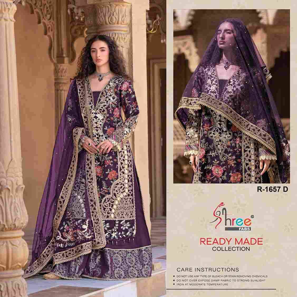 Shree Fabs Hit Design R-1657 Colours By Shree Fabs R-1657-A To R-1657-D Series Designer Pakistani Suits Collection Beautiful Stylish Fancy Colorful Party Wear & Occasional Wear Organza Dresses At Wholesale Price