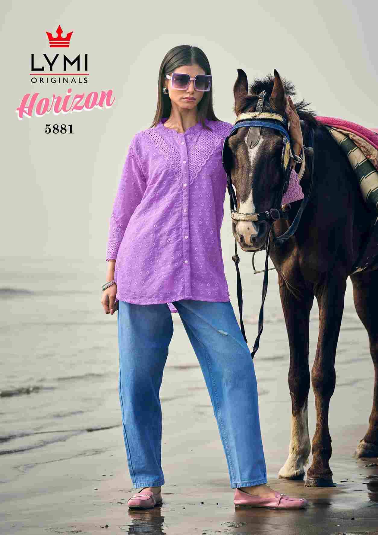Horizon By Lymi Originals 5881 To 5886 Series Designer Stylish Fancy Colorful Beautiful Party Wear & Ethnic Wear Collection Georgette Tops At Wholesale Price