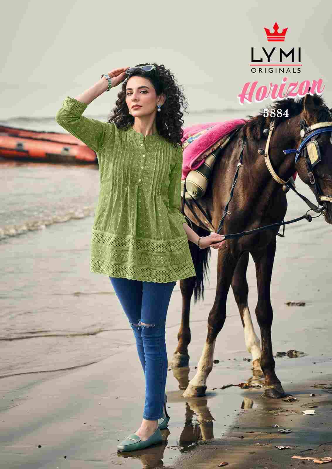 Horizon By Lymi Originals 5881 To 5886 Series Designer Stylish Fancy Colorful Beautiful Party Wear & Ethnic Wear Collection Georgette Tops At Wholesale Price