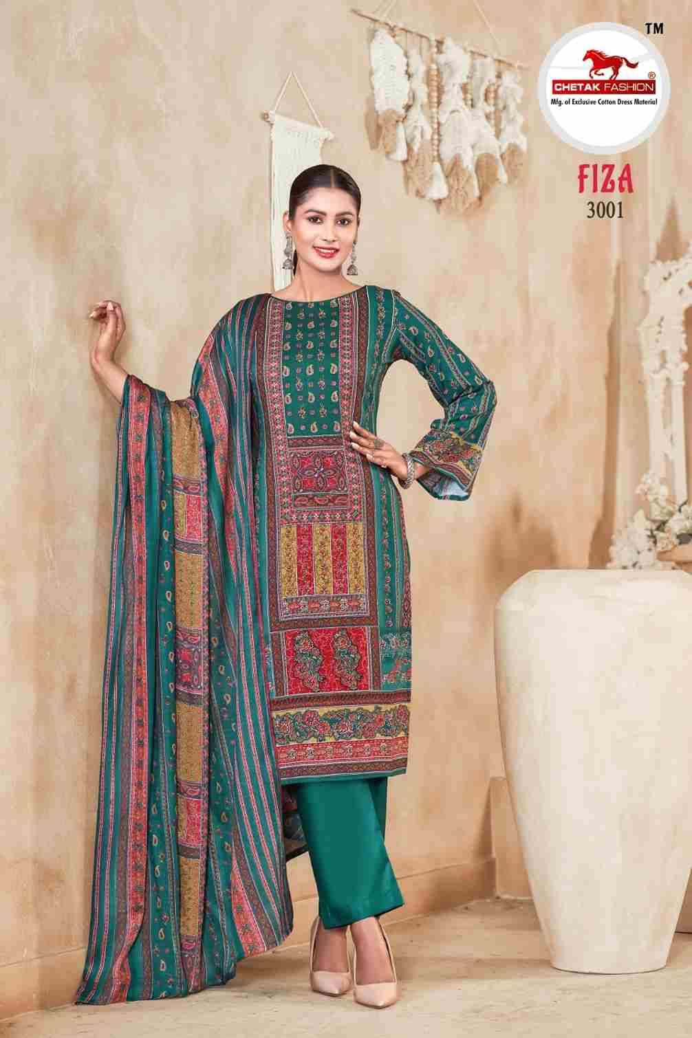 Fiza Vol-3 By Chetak Fashion 3001 To 3008 Series Beautiful Festive Suits Colorful Stylish Fancy Casual Wear & Ethnic Wear Rayon Print Dresses At Wholesale Price