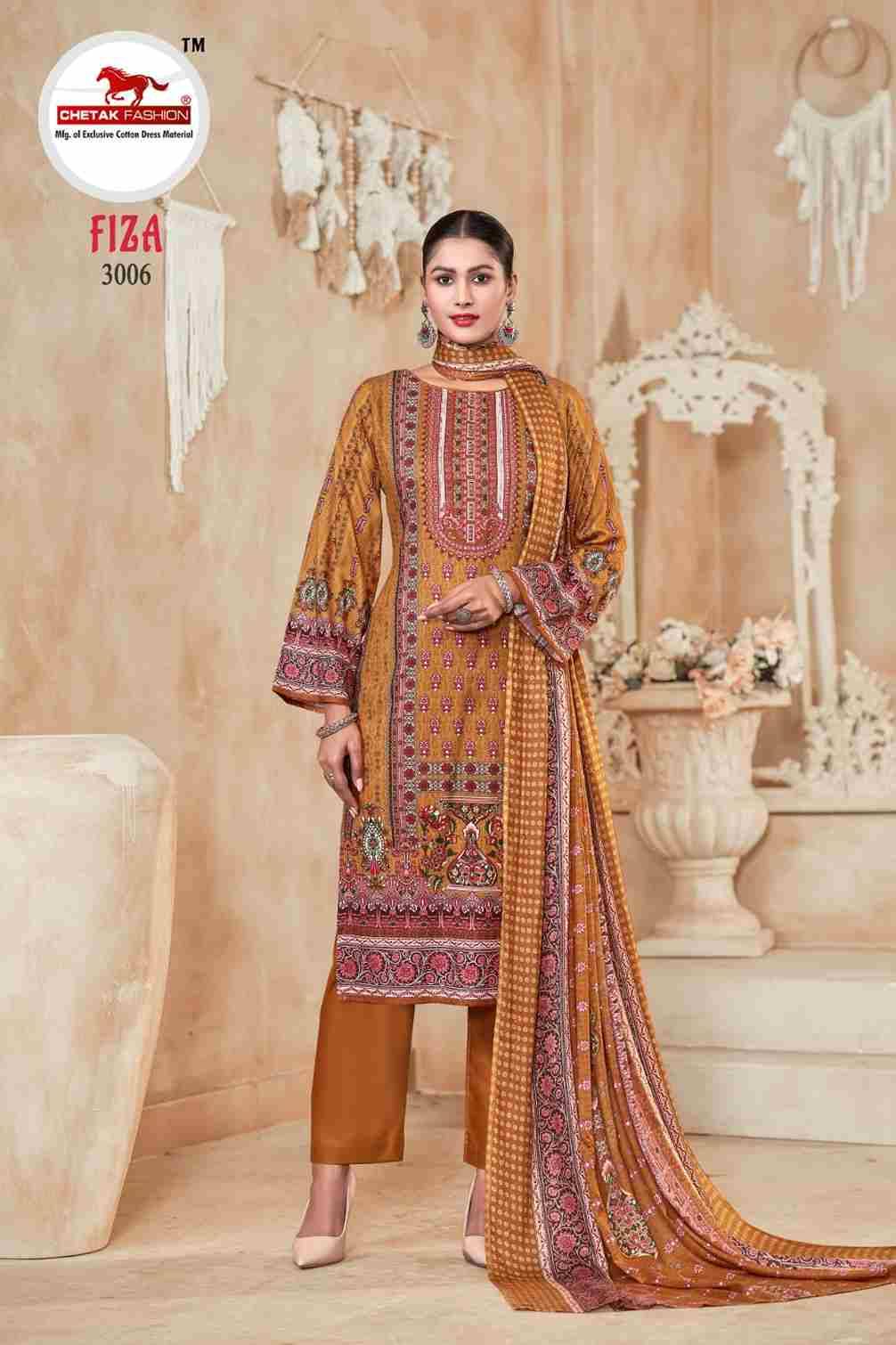 Fiza Vol-3 By Chetak Fashion 3001 To 3008 Series Beautiful Festive Suits Colorful Stylish Fancy Casual Wear & Ethnic Wear Rayon Print Dresses At Wholesale Price