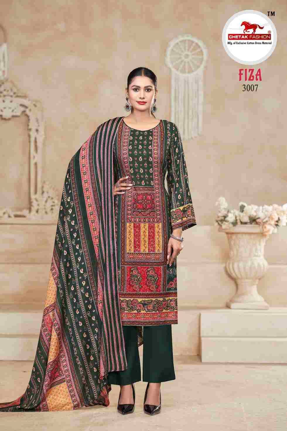 Fiza Vol-3 By Chetak Fashion 3001 To 3008 Series Beautiful Festive Suits Colorful Stylish Fancy Casual Wear & Ethnic Wear Rayon Print Dresses At Wholesale Price