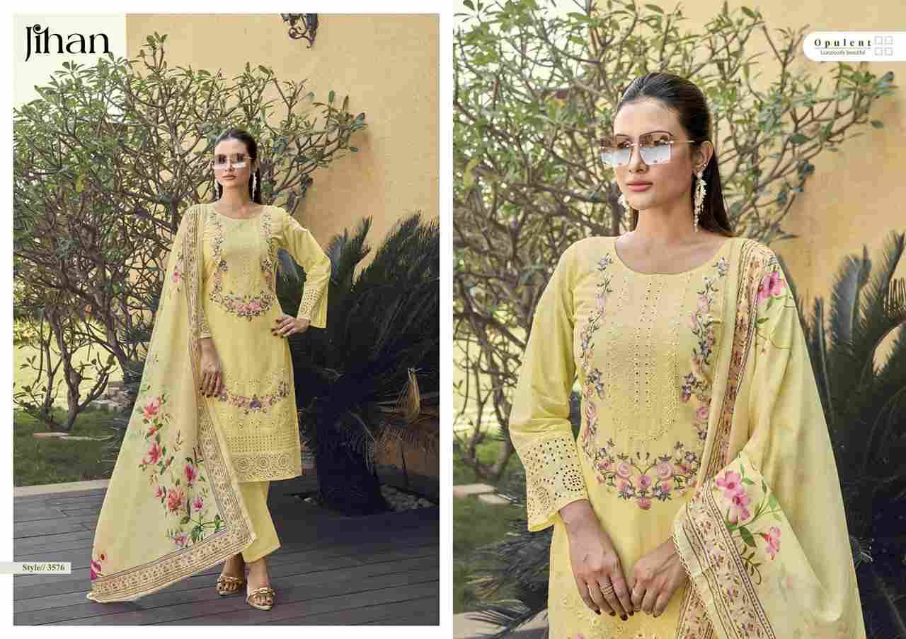 Taskeen By Jihan 3573 To 3578 Series Designer Pakistani Suits Beautiful Fancy Stylish Colorful Party Wear & Occasional Wear Cotton Dresses At Wholesale Price