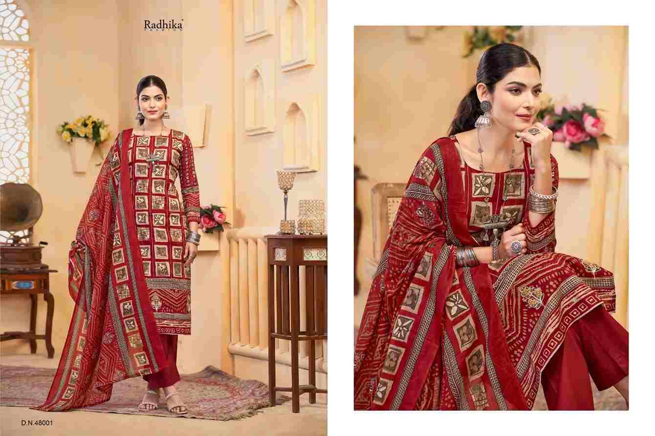 Shirin By Azara 48001 To 48004 Series Beautiful Festive Suits Stylish Fancy Colorful Casual Wear & Ethnic Wear Pure Lawn Cotton Dresses At Wholesale Price