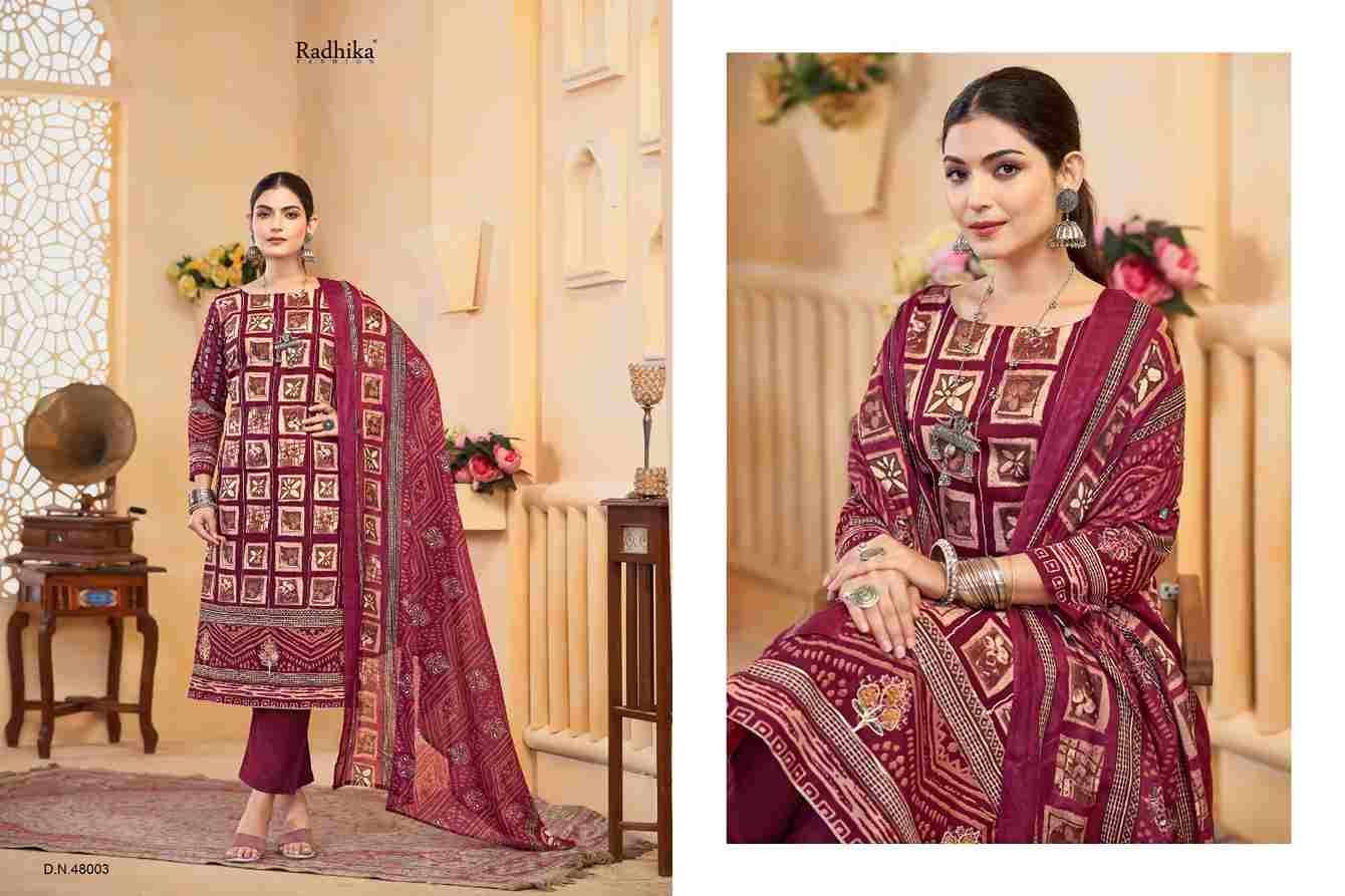 Shirin By Azara 48001 To 48004 Series Beautiful Festive Suits Stylish Fancy Colorful Casual Wear & Ethnic Wear Pure Lawn Cotton Dresses At Wholesale Price