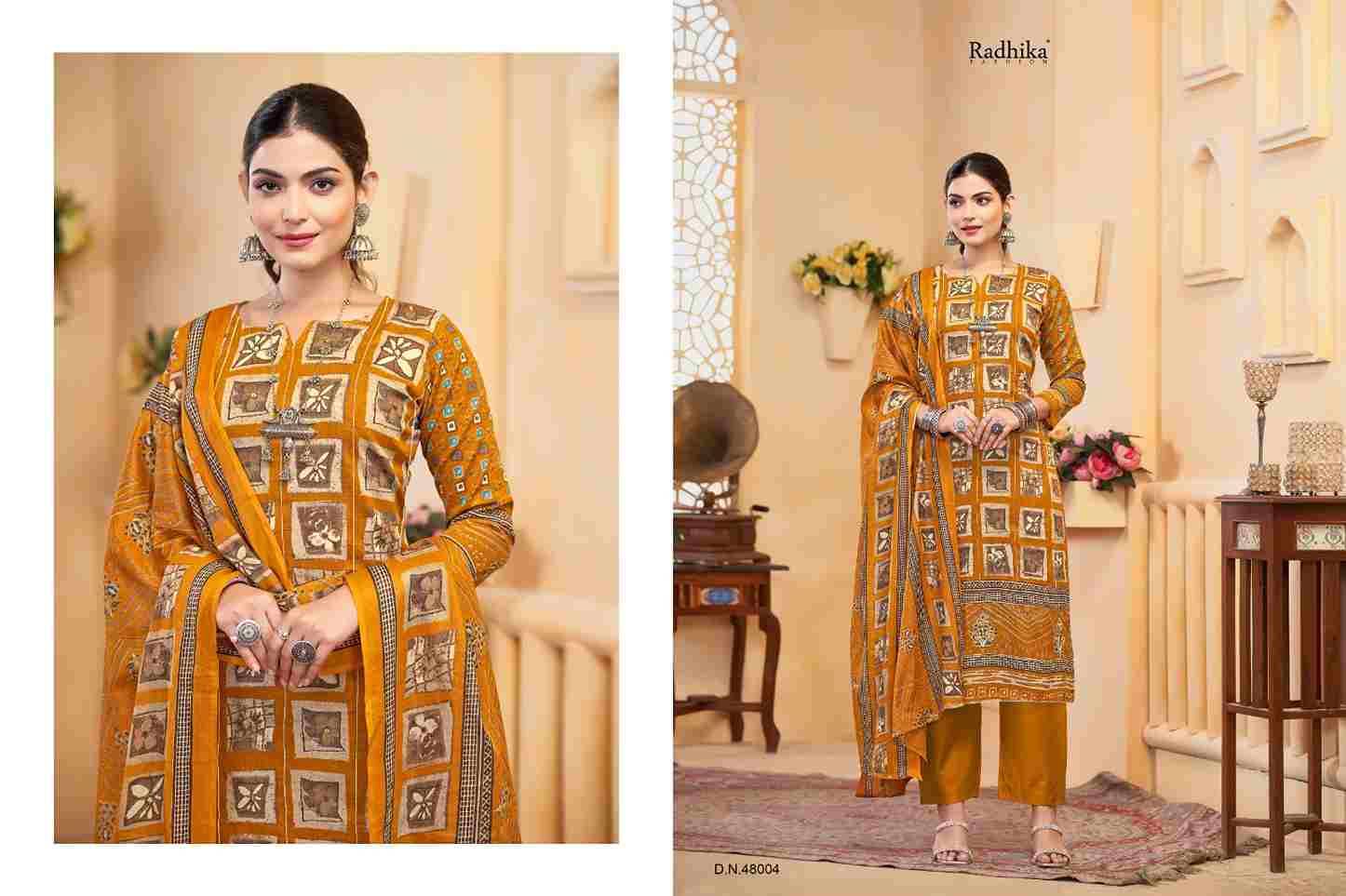 Shirin By Azara 48001 To 48004 Series Beautiful Festive Suits Stylish Fancy Colorful Casual Wear & Ethnic Wear Pure Lawn Cotton Dresses At Wholesale Price