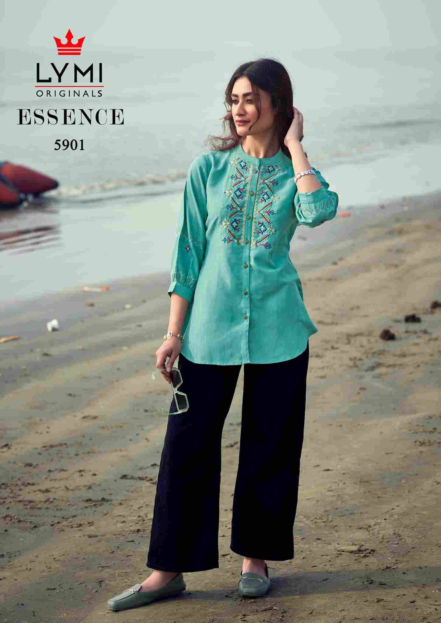 Essence By Lymi Originals 5901 To 5904 Series Designer Stylish Fancy Colorful Beautiful Party Wear & Ethnic Wear Collection Viscose Tops At Wholesale Price