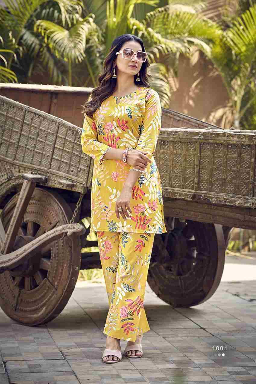 Cotton Beats By Ossm 1001 To 1006 Series Designer Stylish Fancy Colorful Beautiful Party Wear & Ethnic Wear Collection Cotton Print Co-Ord At Wholesale Price