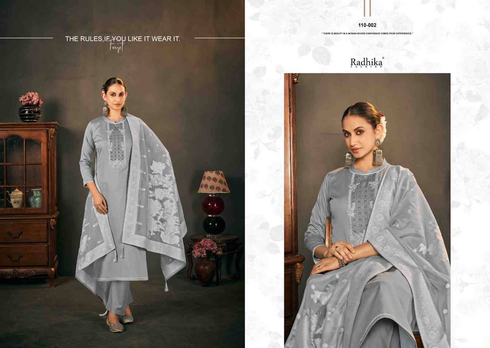 Cycle Vol-4 By Azara 110-001 To 110-006 Series Beautiful Festive Suits Stylish Fancy Colorful Casual Wear & Ethnic Wear Pure Jam Cotton Dresses At Wholesale Price