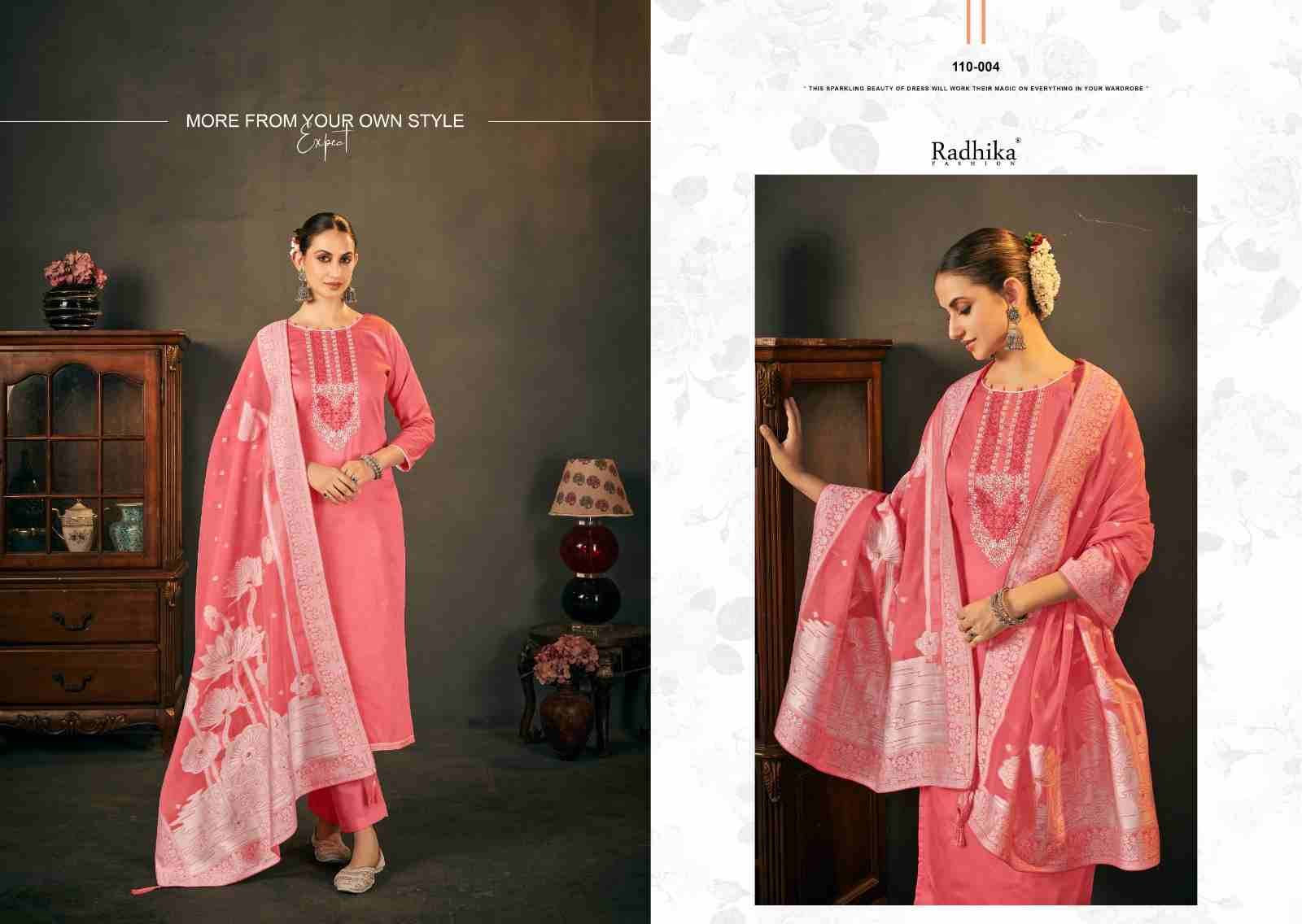 Cycle Vol-4 By Azara 110-001 To 110-006 Series Beautiful Festive Suits Stylish Fancy Colorful Casual Wear & Ethnic Wear Pure Jam Cotton Dresses At Wholesale Price