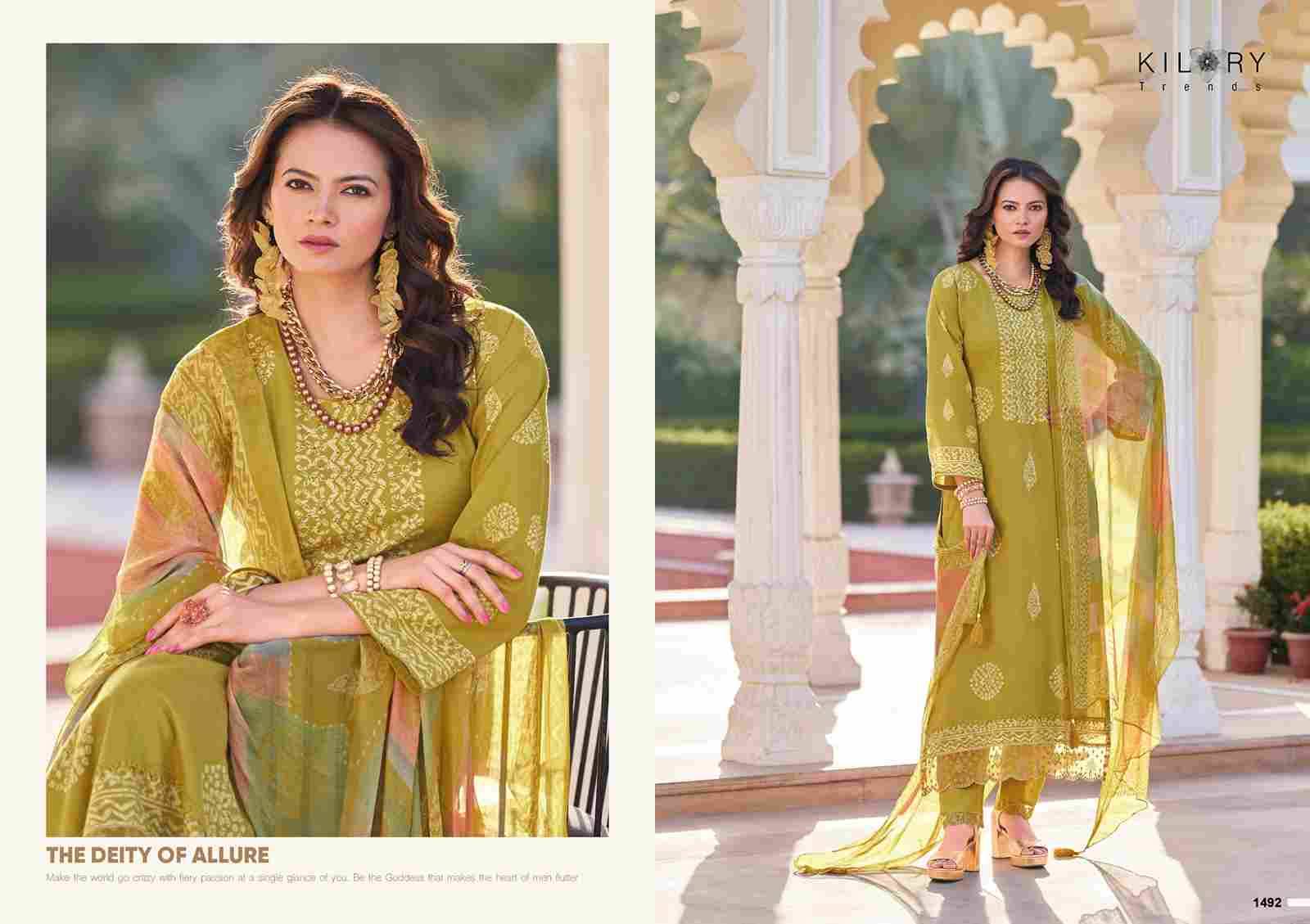 Zarokha Vol-3 By Kilory 1491 To 1498 Series Beautiful Festive Suits Colorful Stylish Fancy Casual Wear & Ethnic Wear Pure Lawn Cotton Dresses At Wholesale Price