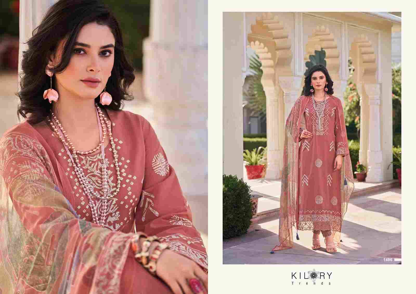 Zarokha Vol-3 By Kilory 1491 To 1498 Series Beautiful Festive Suits Colorful Stylish Fancy Casual Wear & Ethnic Wear Pure Lawn Cotton Dresses At Wholesale Price
