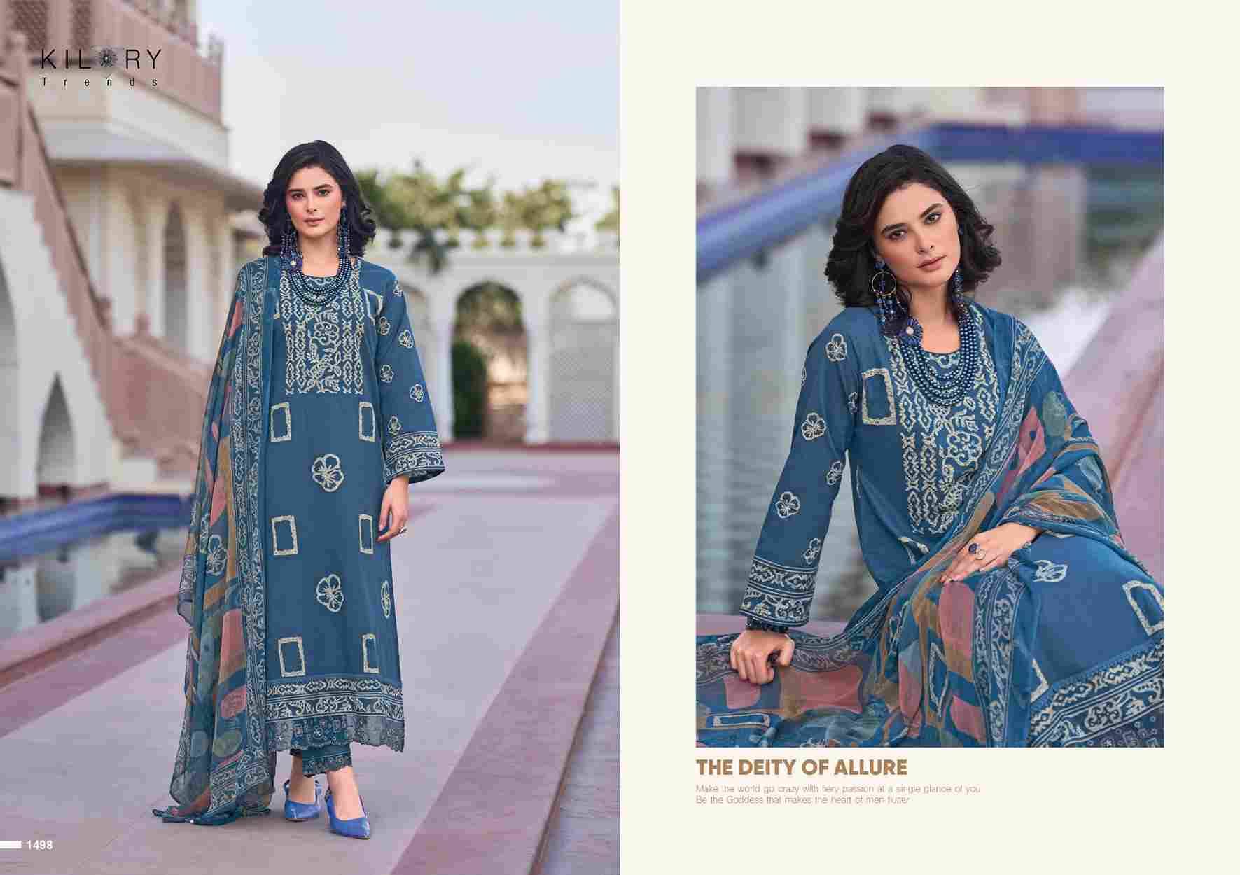 Zarokha Vol-3 By Kilory 1491 To 1498 Series Beautiful Festive Suits Colorful Stylish Fancy Casual Wear & Ethnic Wear Pure Lawn Cotton Dresses At Wholesale Price