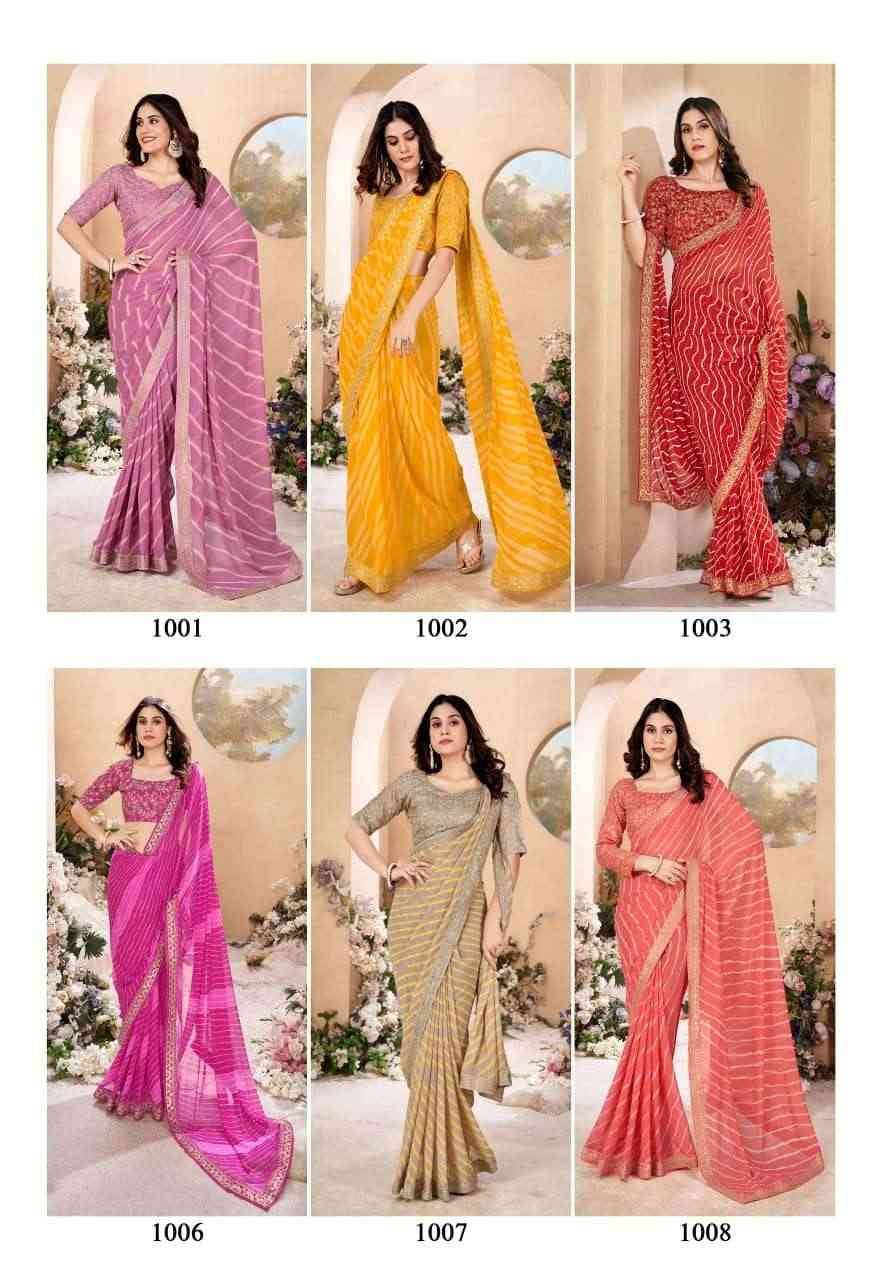 Veena By Stavan 1001 To 1010 Series Indian Traditional Wear Collection Beautiful Stylish Fancy Colorful Party Wear & Occasional Wear Heavy Weightless Sarees At Wholesale Price
