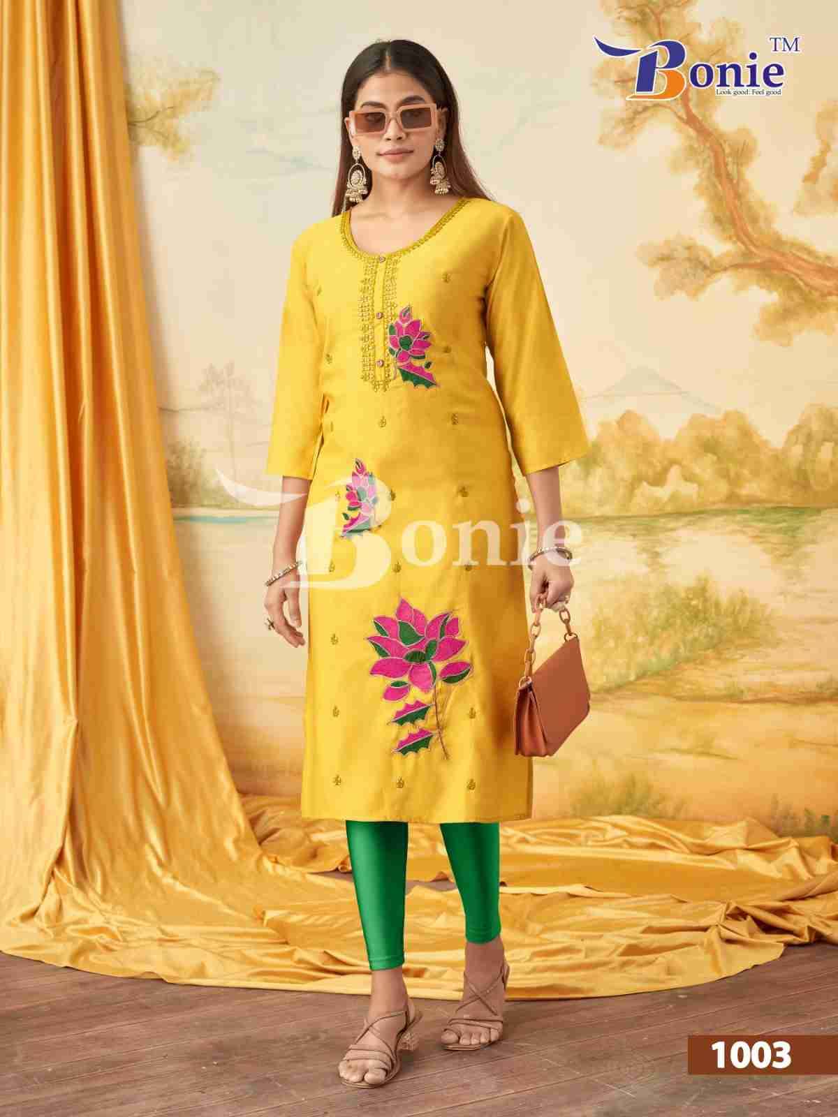 Kalki By Bonie 1001 To 1005 Series Designer Festive Collection Beautiful Stylish Fancy Colorful Party Wear & Occasional Wear Fancy Kurtis At Wholesale Price