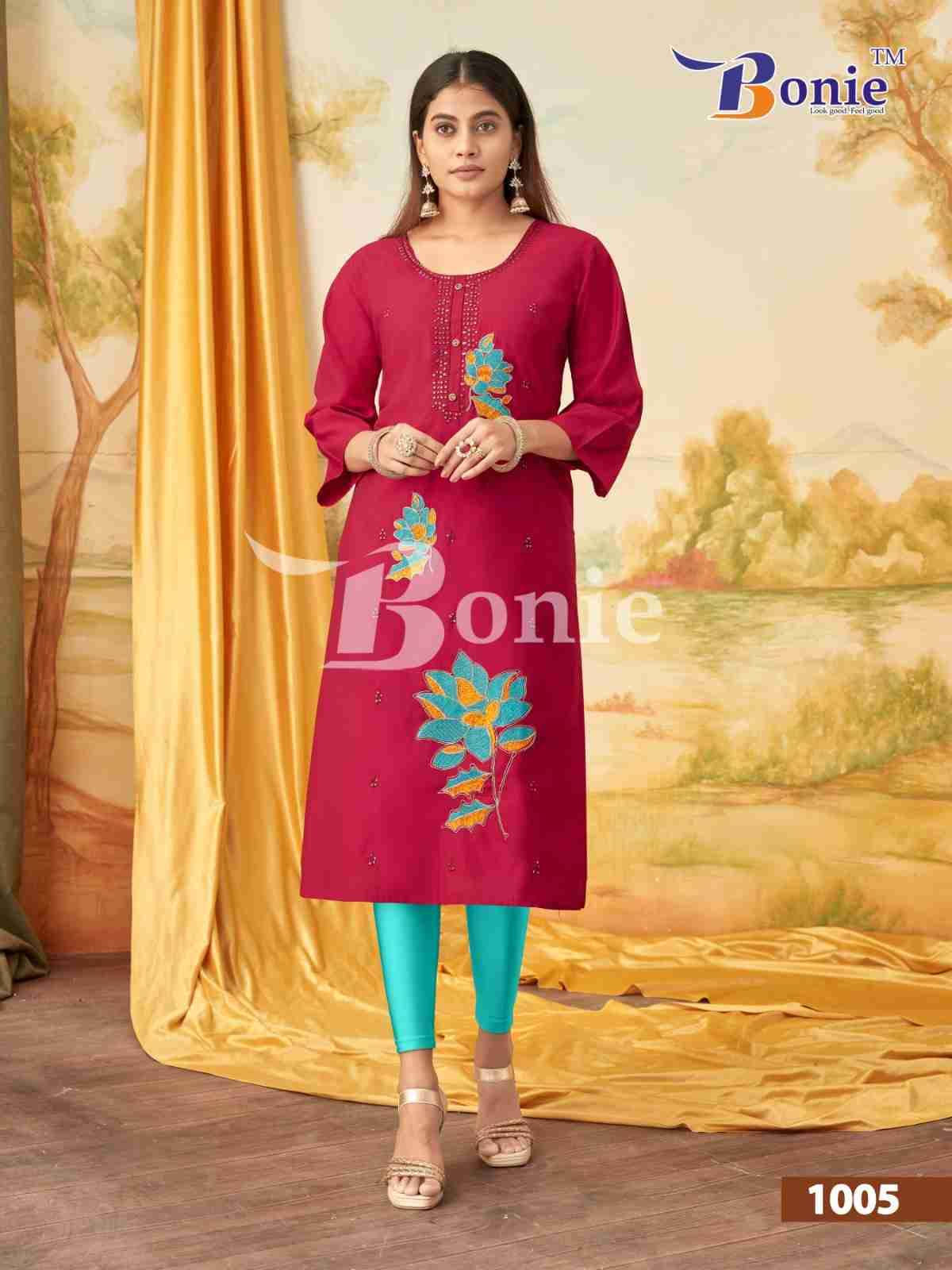 Kalki By Bonie 1001 To 1005 Series Designer Festive Collection Beautiful Stylish Fancy Colorful Party Wear & Occasional Wear Fancy Kurtis At Wholesale Price