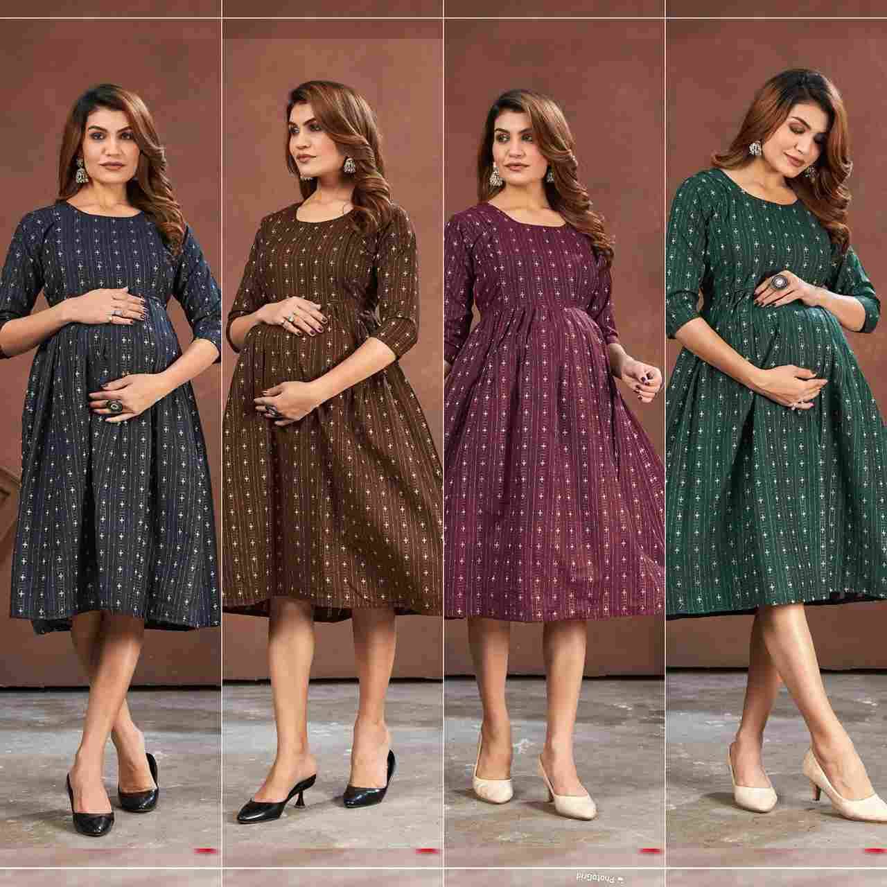 Good Newz By Kaamiri 01 To 04 Series Beautiful Stylish Fancy Colorful Casual Wear & Ethnic Wear Pure Cotton Print Gowns At Wholesale Price