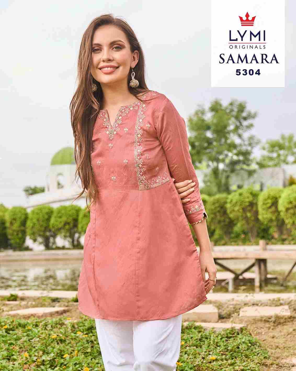 Samara By Lymi Originals 5301 To 5306 Series Designer Stylish Fancy Colorful Beautiful Party Wear & Ethnic Wear Collection Viscose Tops At Wholesale Price