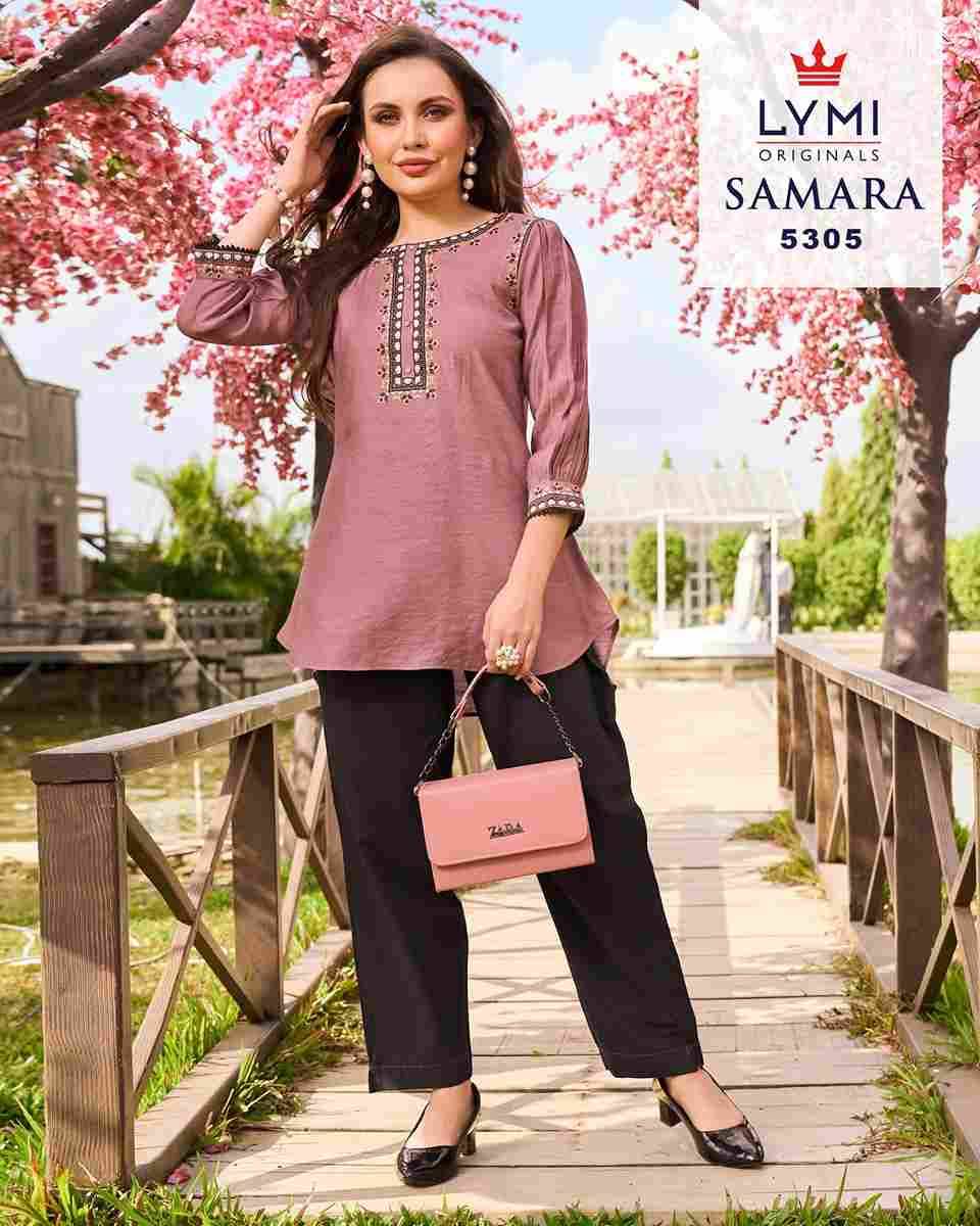 Samara By Lymi Originals 5301 To 5306 Series Designer Stylish Fancy Colorful Beautiful Party Wear & Ethnic Wear Collection Viscose Tops At Wholesale Price