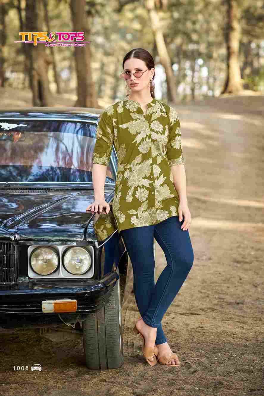 Cotton Shorties Vol-7 By Tips And Tops 1001 To 1008 Series Designer Stylish Fancy Colorful Beautiful Party Wear & Ethnic Wear Collection Premium Cotton Tops At Wholesale Price