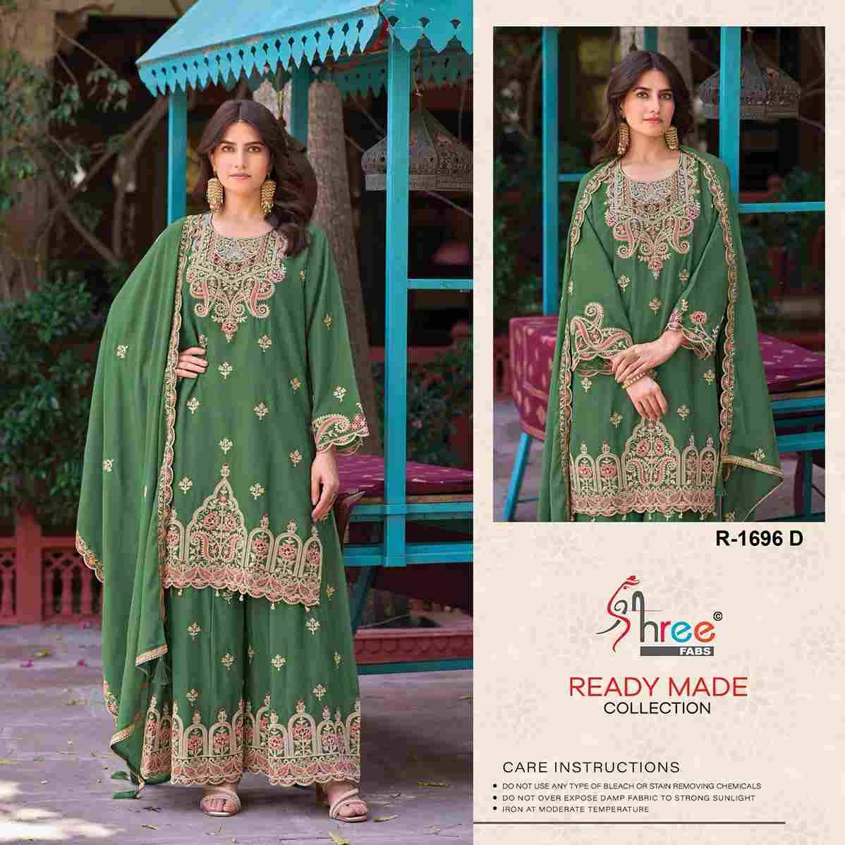 Shree Fabs Hit Design R-1696 Colours By Shree Fabs R-1696-A To R-1696-D Series Designer Pakistani Suits Collection Beautiful Stylish Fancy Colorful Party Wear & Occasional Wear Chinnon Dresses At Wholesale Price