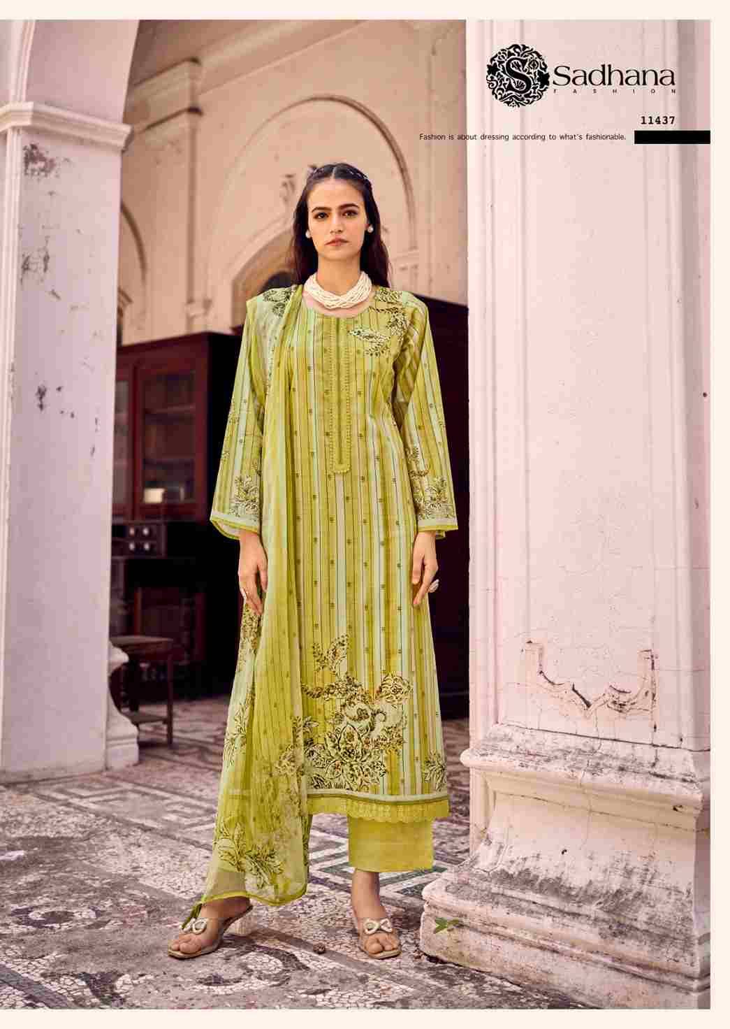 Rohi By Sadhana Fashion 11434 To 11439 Series Designer Festive Suits Beautiful Fancy Stylish Colorful Party Wear & Occasional Wear Pure Lawn Cotton Print Dresses At Wholesale Price