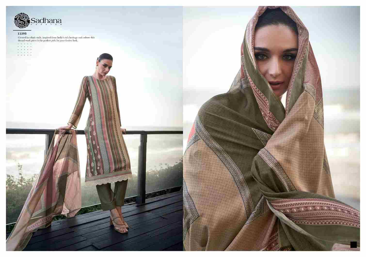 Erika By Sadhana Fashion 11293 To 11298 Series Designer Festive Suits Beautiful Fancy Stylish Colorful Party Wear & Occasional Wear Pure Muslin Silk Print Dresses At Wholesale Price