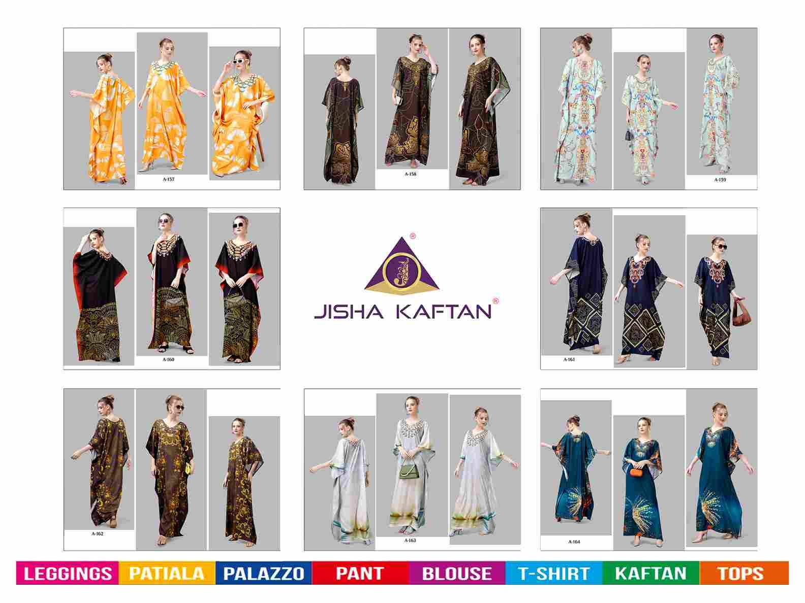Afreen Vol-8 By Jelite 157 To 164 Series Designer Stylish Fancy Colorful Beautiful Party Wear & Ethnic Wear Collection Heavy Crepe Kaftan At Wholesale Price