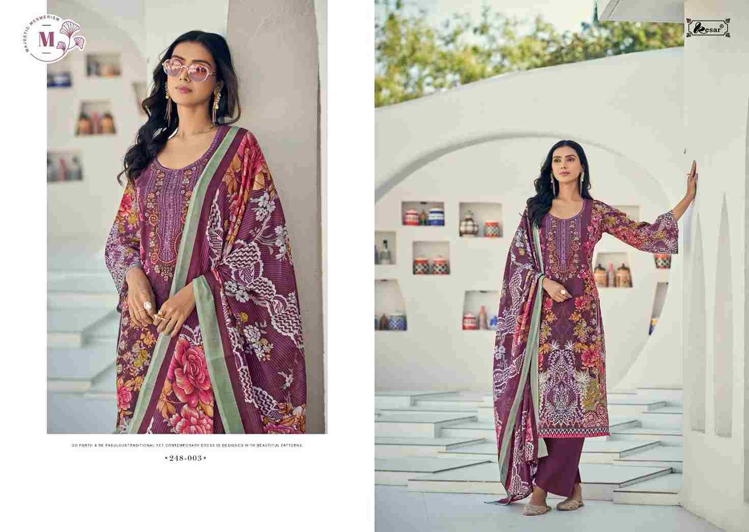 Naira Vol-101 By Kesar 248-001 To 248-008 Series Beautiful Festive Suits Stylish Fancy Colorful Casual Wear & Ethnic Wear Pure Cambric Print Dresses At Wholesale Price