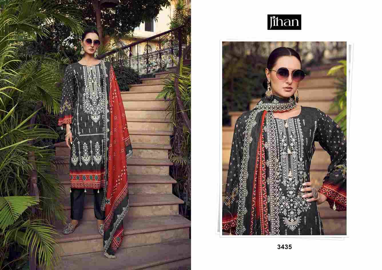 Bin Saeed Vol-10 By Jihan Designer Pakistani Suits Beautiful Fancy Stylish Colorful Party Wear & Occasional Wear Pure Lawn Dresses At Wholesale Price