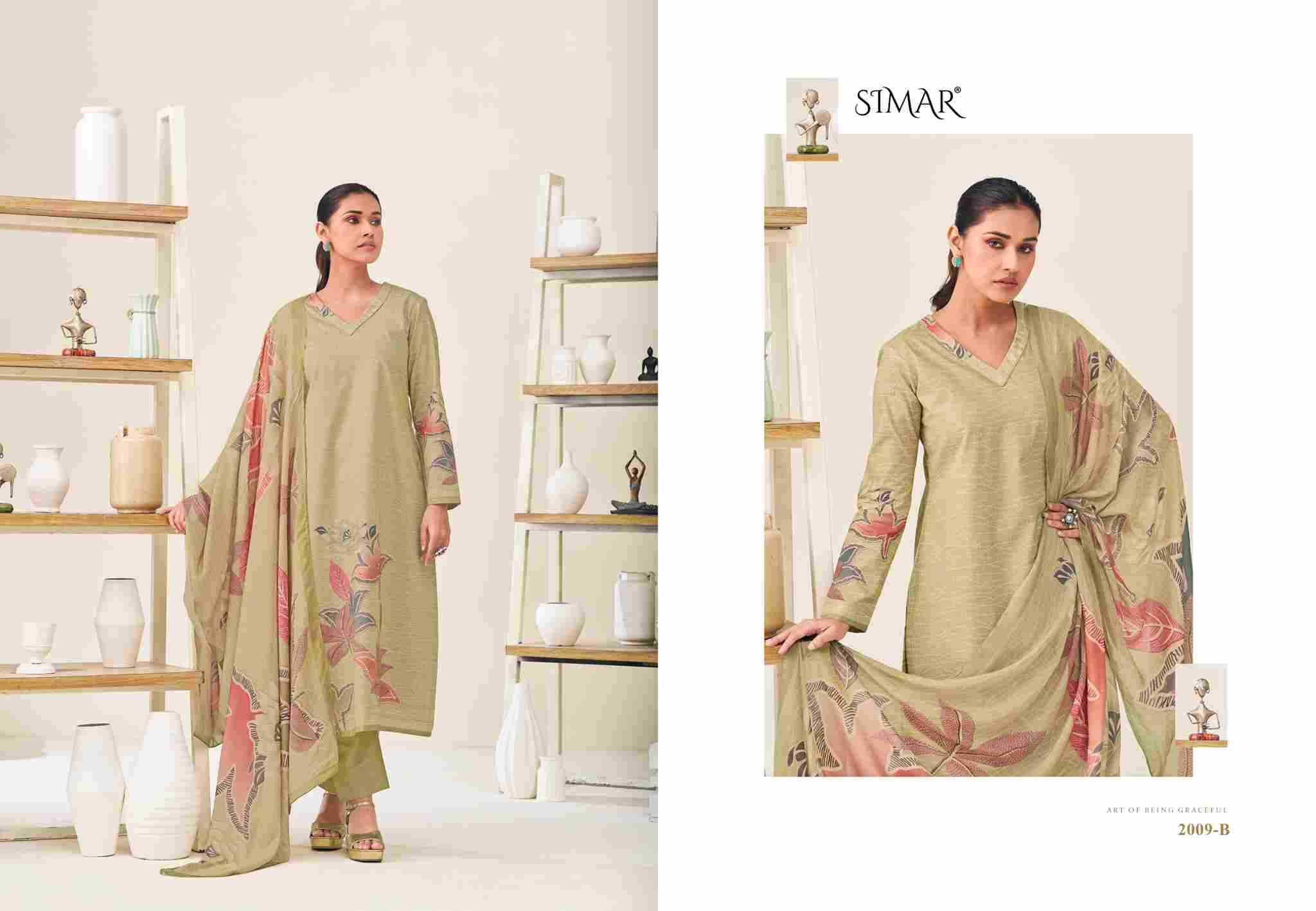 Mihika By Simar 2009-A To 2009-D Series Beautiful Festive Suits Stylish Fancy Colorful Casual Wear & Ethnic Wear Pure Lawn Cotton Dresses At Wholesale Price