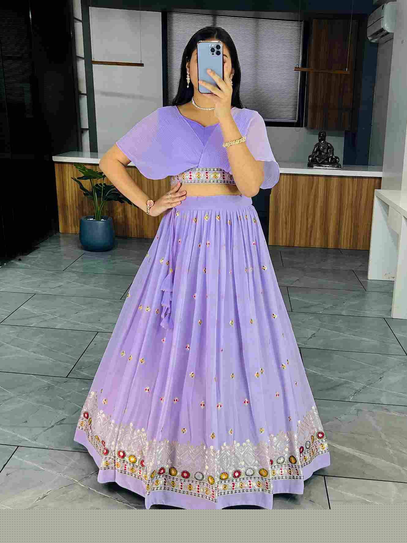 Grtn 6139 By Fashid Wholesale Designer Beautiful Navratri Collection Occasional Wear & Party Wear Heavy Georgette Lehengas At Wholesale Price